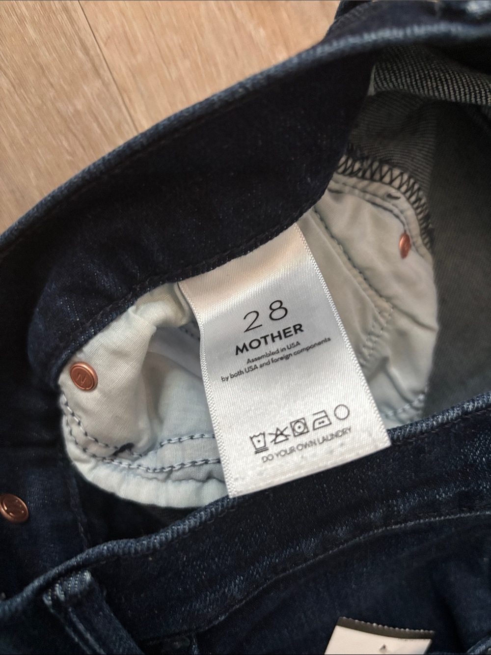 Mother Jean Size 28 The Inside Crop Step Fray Movin' On Up - Picture 3 of 7